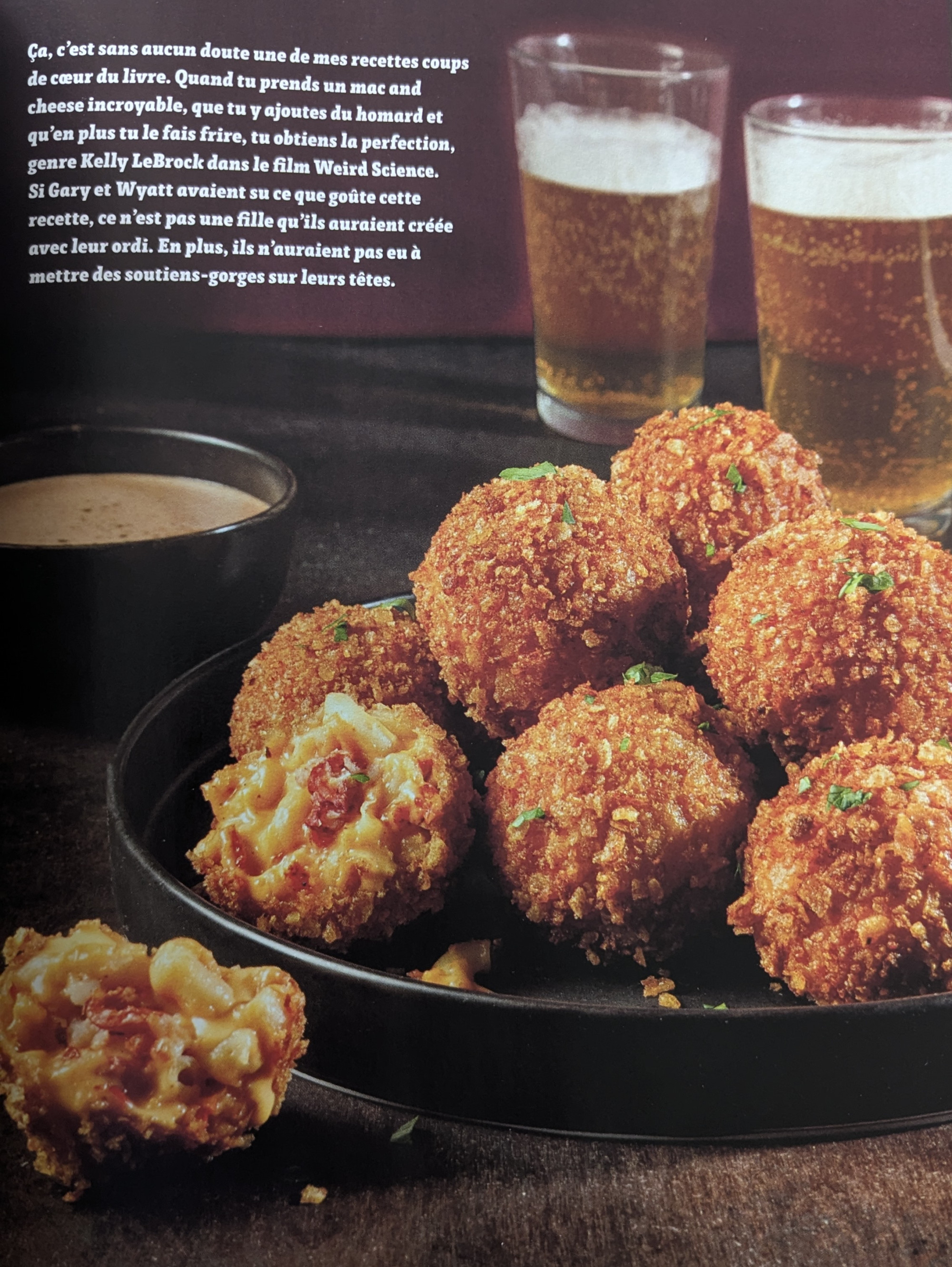 Boules de Mac & Cheese au homard